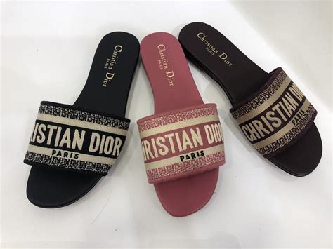 christian dior slippers blue|christian dior slippers original price.